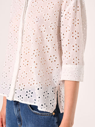 Camicia in Sangallo Bianca