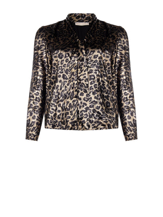 Curvy Animal Print Blouse 