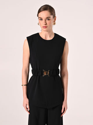Black Cady Blouse