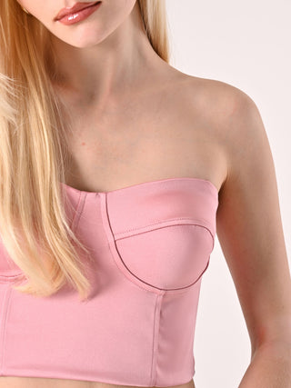 Top Bustier Rosa