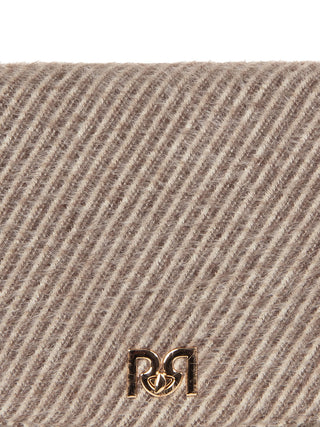 Borsa in tessuto jacquard rigato