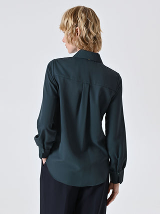 Camicia Verde con Utility Pockets