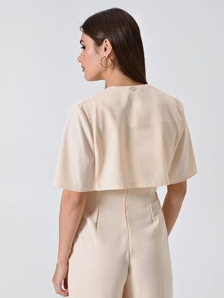 Flowy Beige Shrug