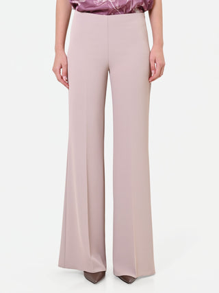 Pantalone palazzo tortora beige in cadi