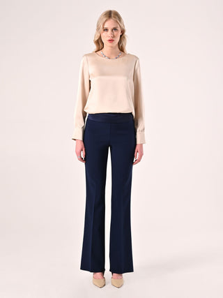 Blue Tuxedo Trousers
