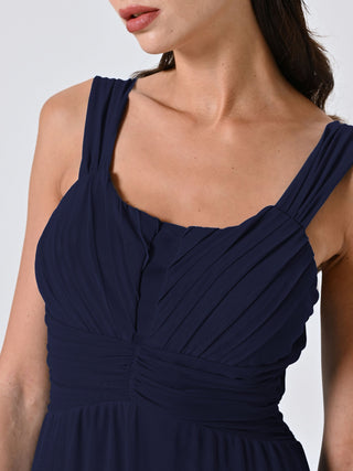 Abito Blu Lungo in Tulle