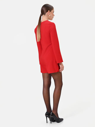 Einfarbiger Overall