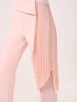Combinaison plissée rose pâle