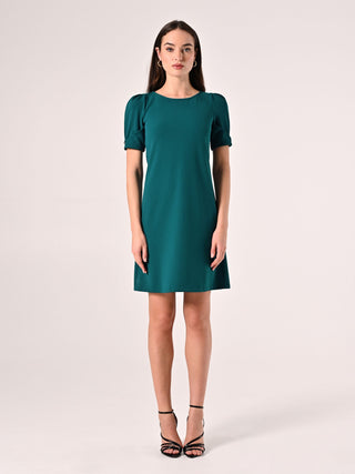 Abito A-Line Verde Reale
