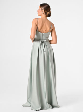 Rinascimento Atelier Sage Green Dress with Full Skirt