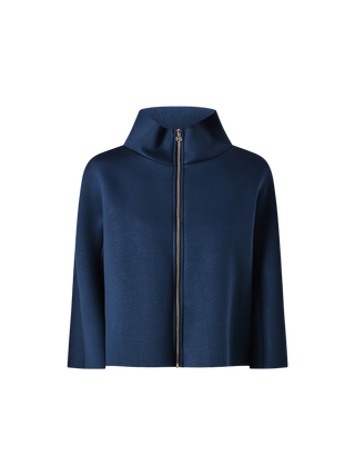Blue Cape in Scuba Fabric