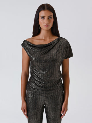 Blouse en lurex