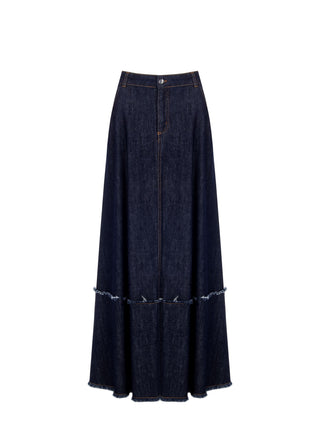 Denim Maxi Skirt