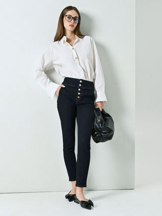 Jeans Slim Stretch Lavaggio Scuro
