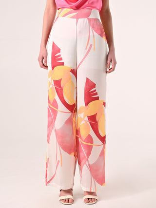 Pantaloni Ampi stampa Astratta