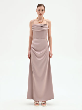 Dusty atelier rose gown