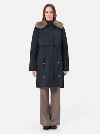 FW26ITA106 CAPP PARKA LUNGO COLLO B001