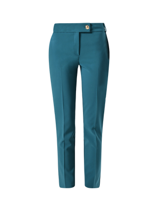 Pantaloni Verde Reale in Tessuto Tecnico