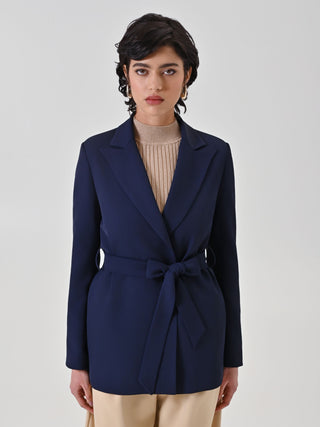Blue dressing gown jacket