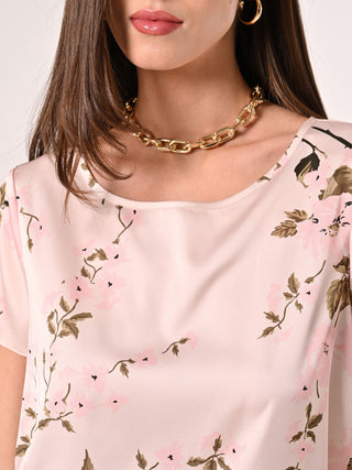 Floral-print Blouse