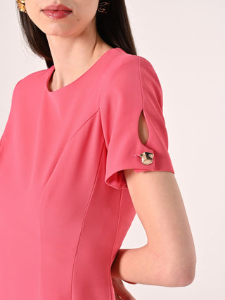 Robe midi rose pâle