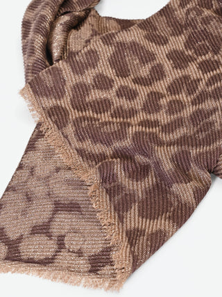 Sciarpa stampa animalier
