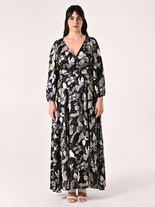 Abito Curvy stampa Floreale